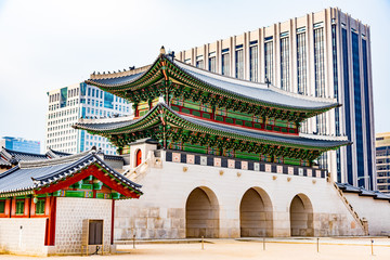 Fototapeta premium View of Seoul city in south korea