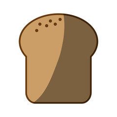 bread pastry icon image vector illustration design 