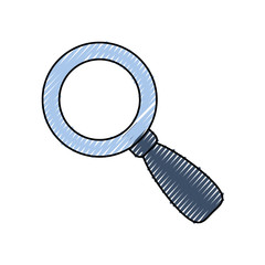 Magnifying glass lupe