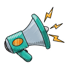 Bullhorn advertising symbol