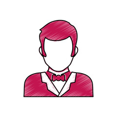 Male faceless head icon vector illustration graphic design