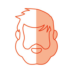 Male faceless head icon vector illustration graphic design