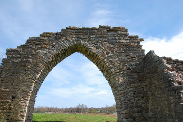 Fototapeta na wymiar Old gothic arch