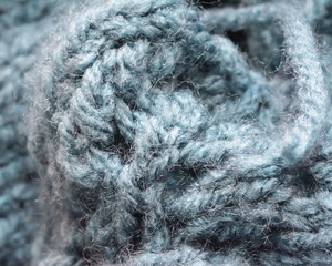 Close up of Knitting Yarn C Background