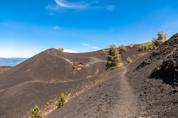 Monti Sartorius -   the eruptive cones of 1865 in the volcano etna