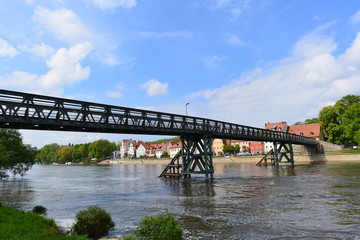 Die Donau in Regensburg