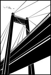 Stylized bridge