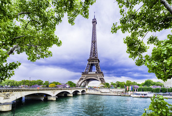 Fototapeta na wymiar Eiffel tower, Paris