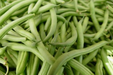 Pile of Fresh Green Beans