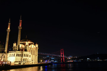 Fototapeta na wymiar istanbul night city
