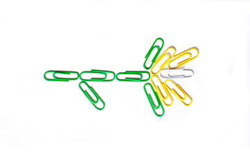Colored paper clips
