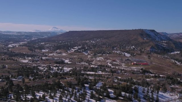 Aerial Oregon Warm Springs Reservation