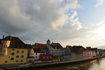 Fototapeta na wymiar Regensburg an der Donau