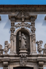 Obraz premium City hall, former Santa Clara convent Guimaraes, Portugal.