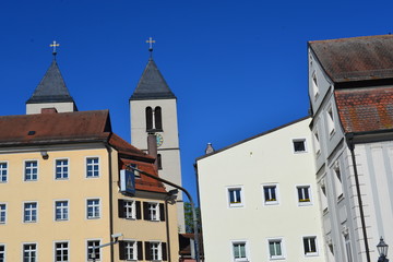 Fototapeta na wymiar Bismarckplatz Altstadt-Regensburg