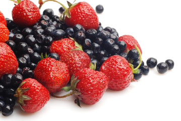 Black currant and Strawberry 