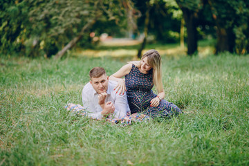 couple in the park