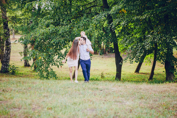 family in park