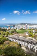 View of the Wellington Cable Car station.