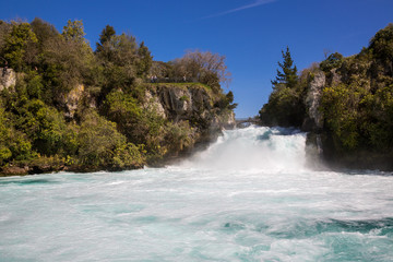 Fototapeta premium Huka Falls on the Waikato River in New Zealand.