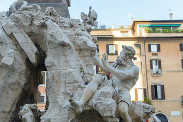 Fountain in Rome Italy