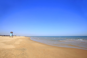 The seaside scenery