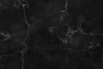 Abwaschbare Fototapete Marmor Schwarzer Marmor gemusterter Texturhintergrund. Marmor von Thailand, abstrakter natürlicher Marmor schwarz und weiß für das Design.