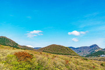 Obraz premium Japan Mountain Landscape in Hakone, Japan.