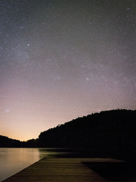 Sternenhimmel Marbachstausee Hessen