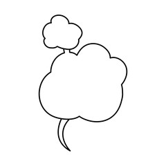 Comic speech bubble icon vector illustration graphic design