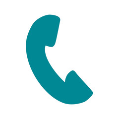 Telephone communication symbol icon vector illustration graphic design