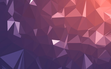 Abstract low poly background, geometry triangle