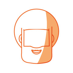 Man faceless profile icon vector illustration graphic design