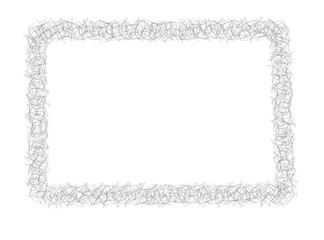 soft-color vintage pastel abstract square watercolor frame logo background isolate with colored (shades of black color), illustration