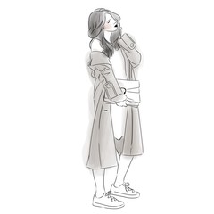 Moody Beautiful Girl