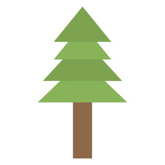 Tree natural ecology icon vector illustration graphic design