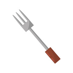 Fork Kitchen utensil icon vector illustration graphic design