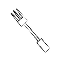 Fork Kitchen utensil icon vector illustration graphic design