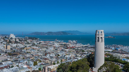 Coit Tower Aerial