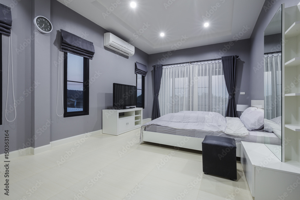 Sticker modern bedroom interior