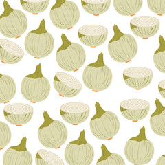 colorful background with pattern of onions vector illustration