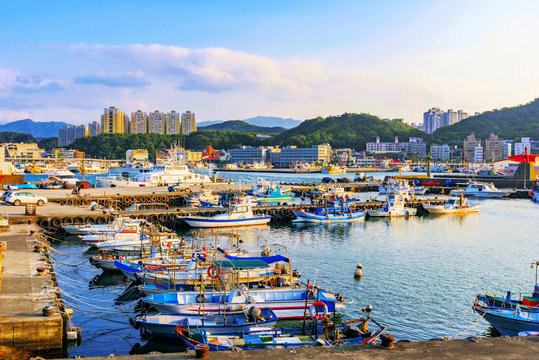 Fishing town in Taiwan