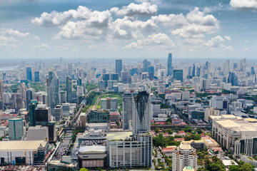 BANGKOK, THAILAND, MARCH 20, 2017: views of Bangkok in Baiyoke Sky Hotel, Thailand's Tallest Tower