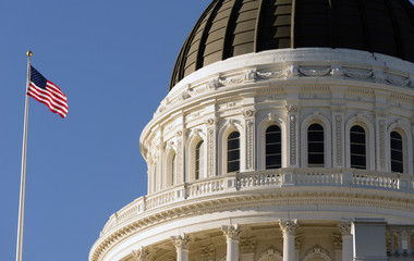 Downtown Sacramento California Capital Dome Building