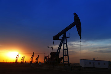 Oil pumps. Oil industry equipment.