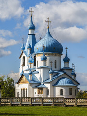 Christmas Church on Srednyaya Rogatka in Saint-Petersburg