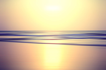 blurred background sunset on the sea