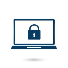 Internet security concept  icon. Identification and protection symbol.