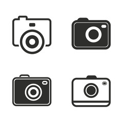 Photo icon set.