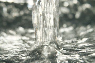 water jet air bubbles macro abstract